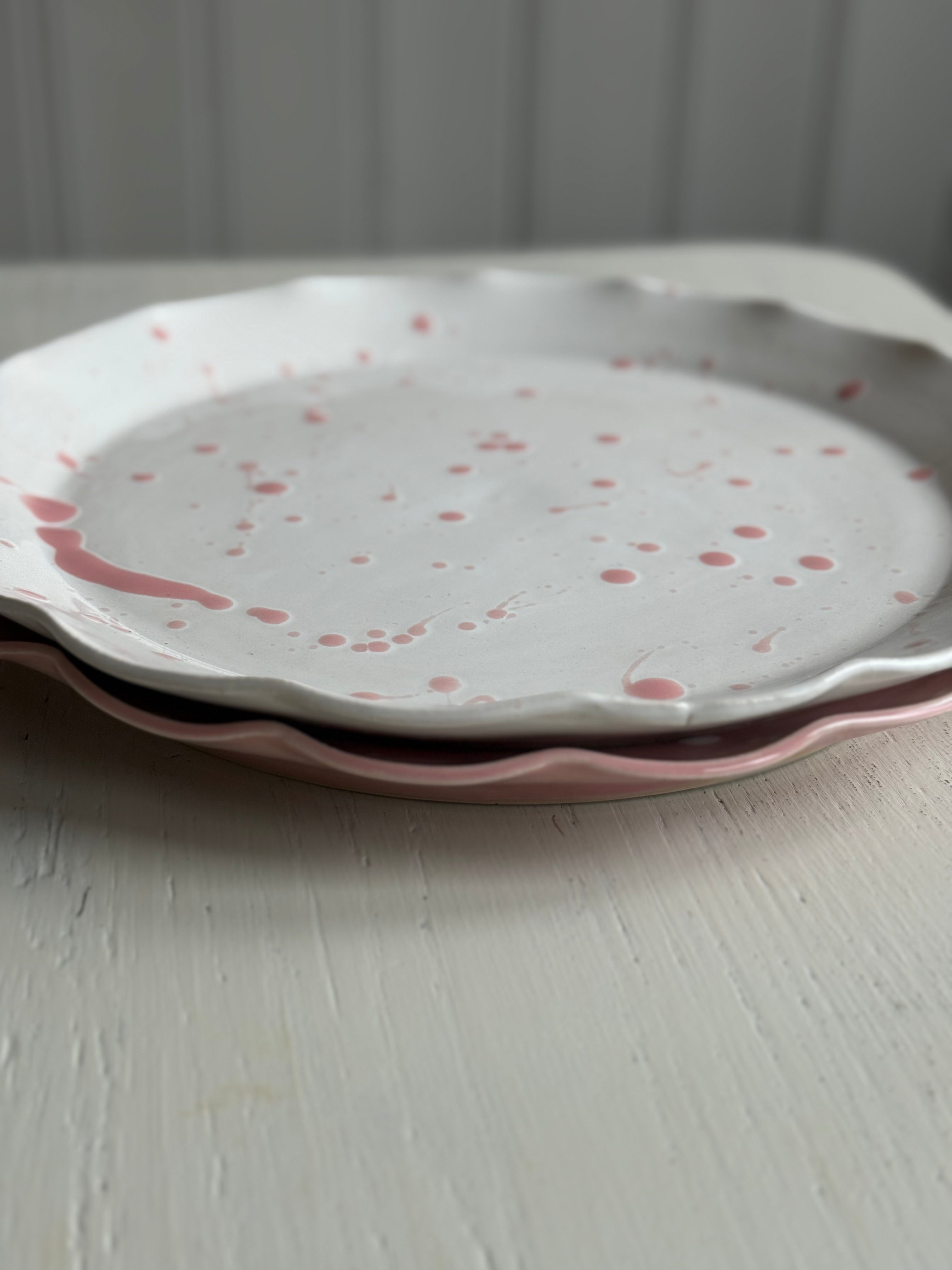 Serveringsfat Rosa duo